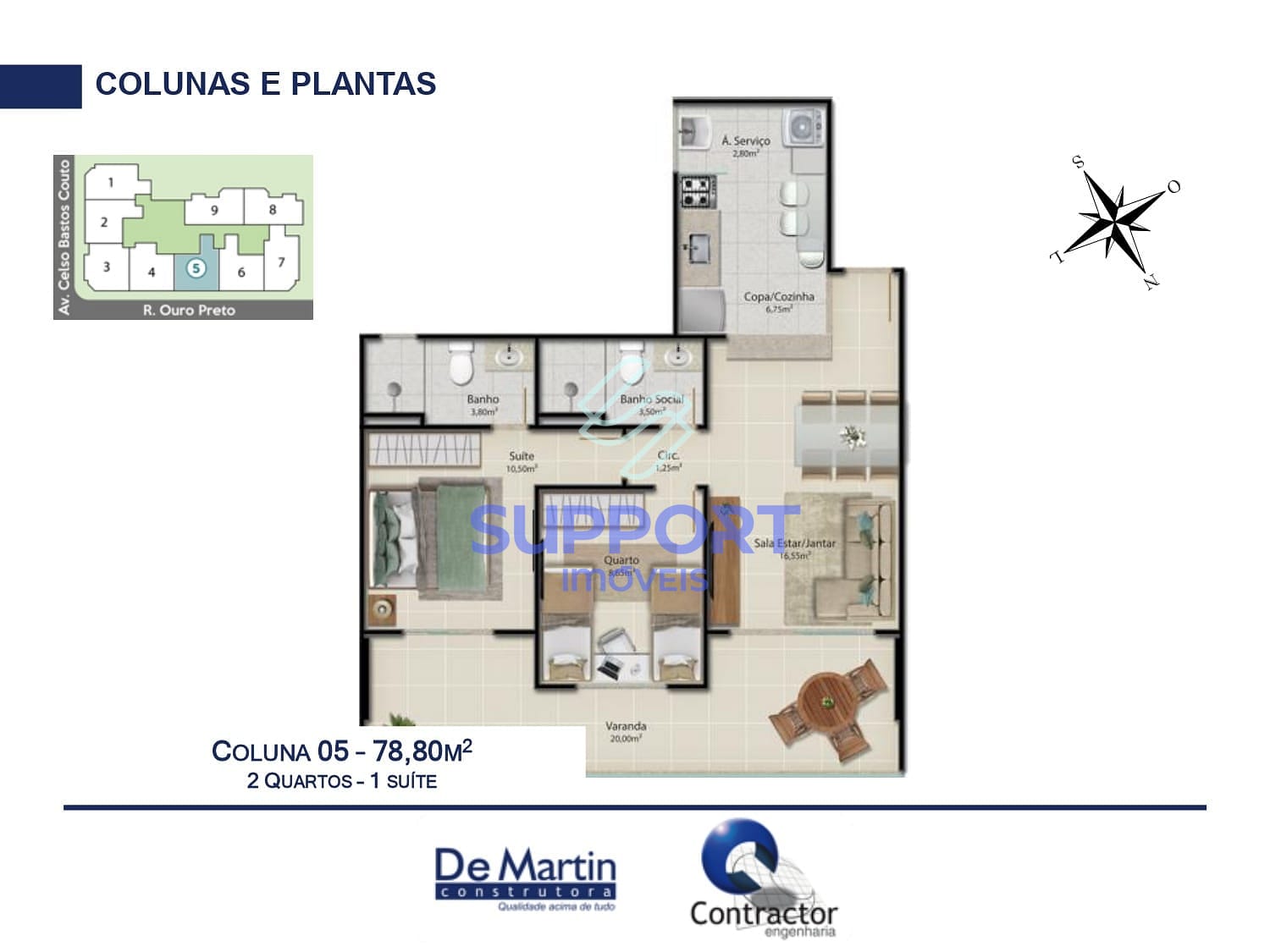 Apartamento, 1 quarto, 80 m² - Foto 41