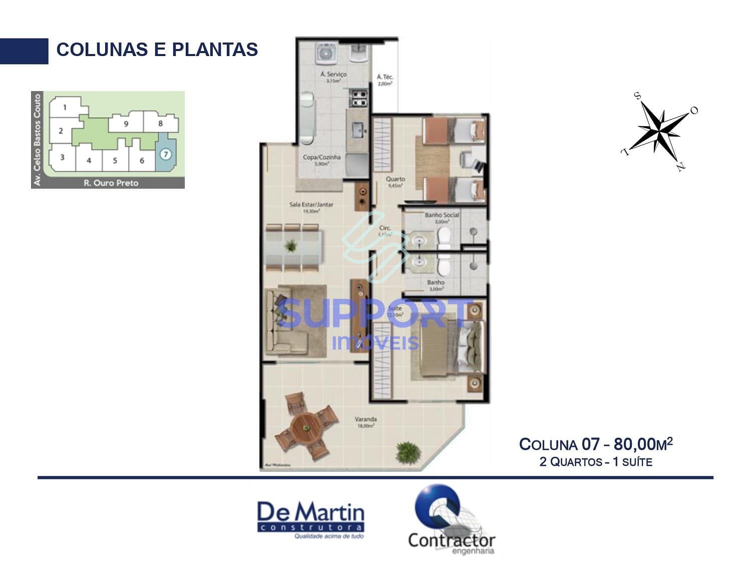 Apartamento, 1 quarto, 80 m² - Foto 44