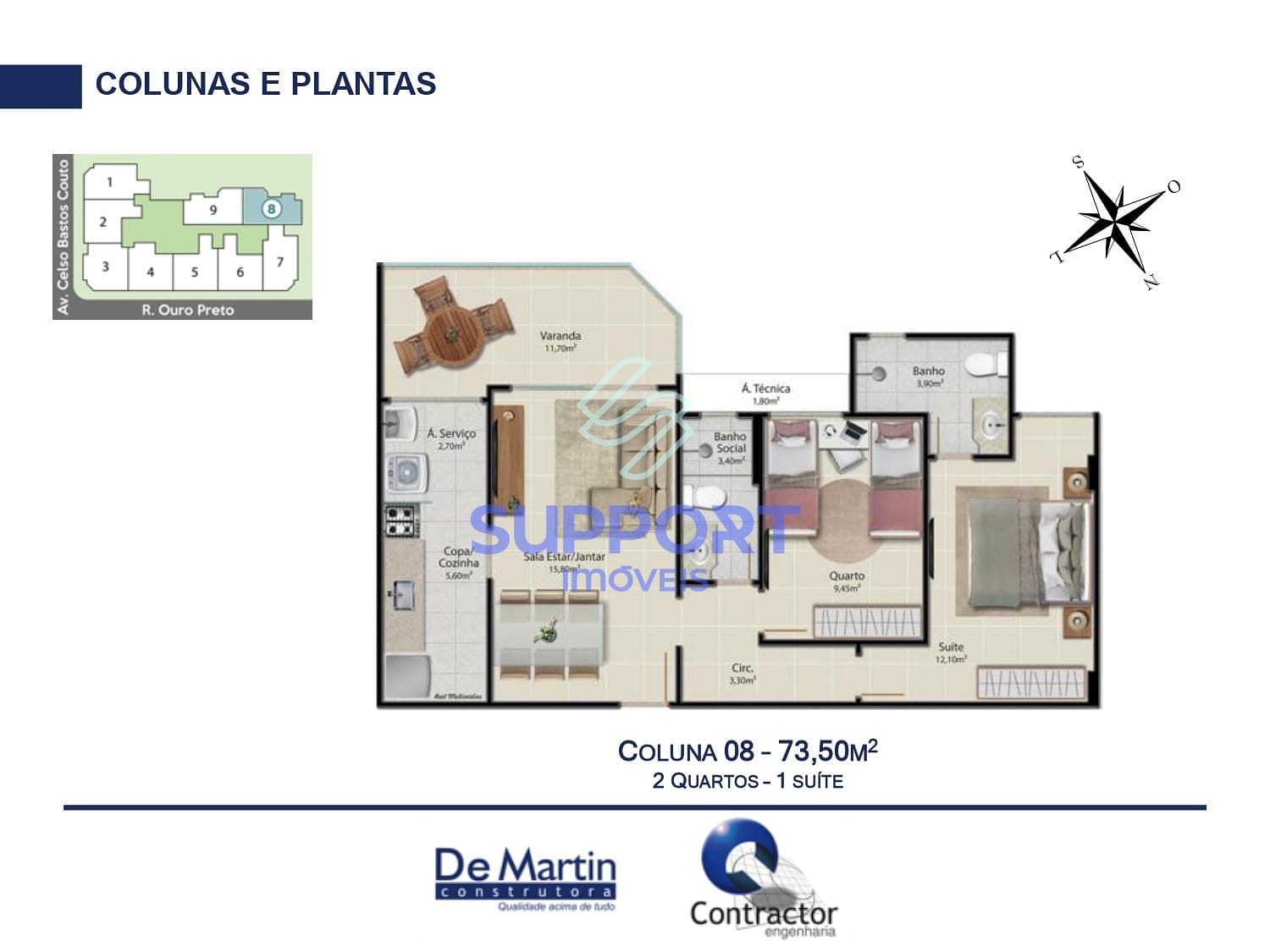 Apartamento, 1 quarto, 80 m² - Foto 46