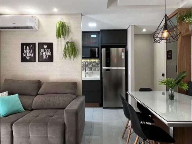 Apartamento com 60m² 2 quartos e 1 banheiro, à venda, no bairro Residencial Dona Margarida em Santa Bárbara D'Oeste