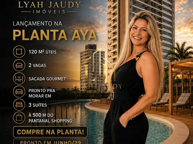 Apartamento com 142m² 3 quartos e 4 banheiros, à venda, no bairro Bosque da Saúde em Cuiabá