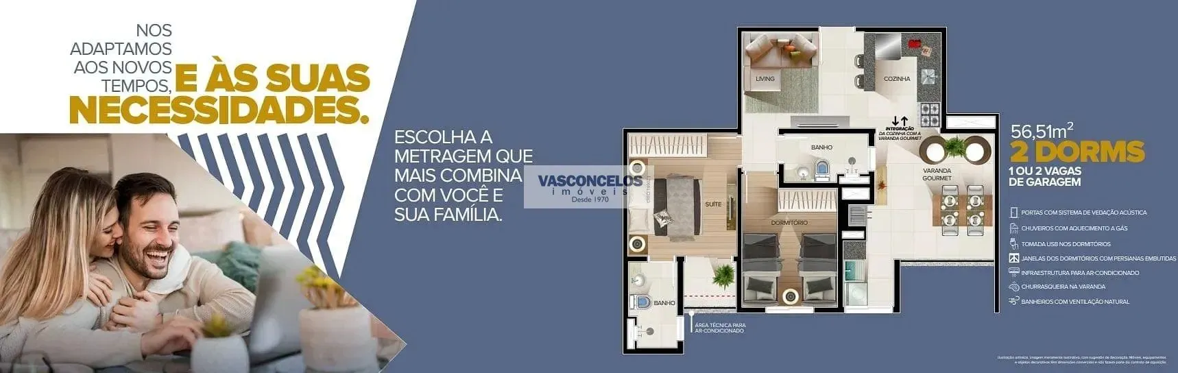 Apartamento, 2 quartos, 56 m² - Foto 14