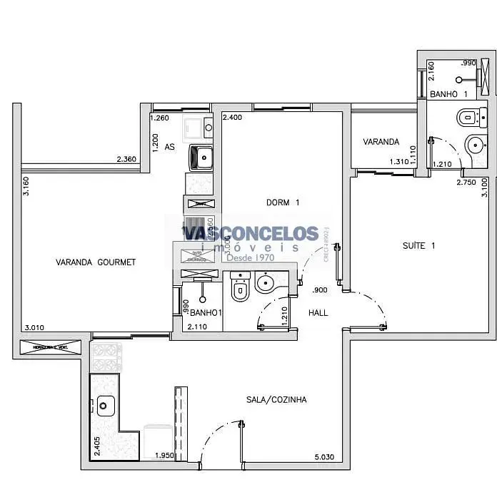 Apartamento, 2 quartos, 56 m² - Foto 4