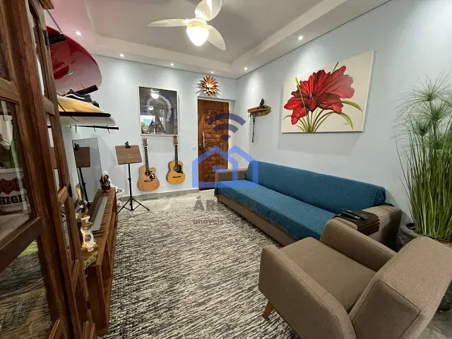 Apartamento com 95m² 2 quartos e 1 banheiro, à venda, no bairro Martim de Sá em Caraguatatuba
