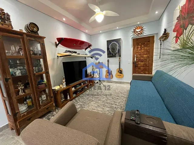 Apartamento com 95m² 2 quartos e 1 banheiro, à venda, no bairro Martim de Sá em Caraguatatuba