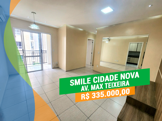 Apartamento com 67m² 2 quartos e 1 banheiro, à venda, no bairro Cidade Nova em Manaus