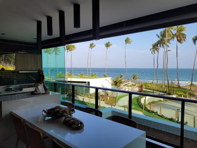 Foto do Apartamento - Apartamento à venda com 171m², 3 suítes, 4 banheiros, mobiliado,  espaço gourmet, espaço jardinado, Paiva, Cabo de Santo Agostinho, PE. | Tânia Macêdo Imóveis