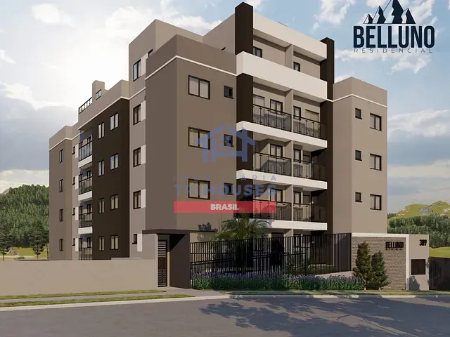 Apartamento 2 quartos e 2 banheiros, à venda, no bairro Centro em Pinhais