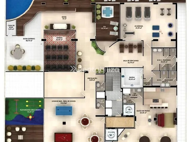 Apartamento 4 quartos e 5 banheiros, à venda, no bairro Meia Praia em Itapema