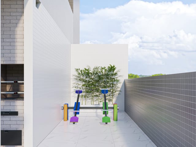 Apartamento com 54m² 2 quartos e 2 banheiros, à venda, no bairro Bessa em João Pessoa
