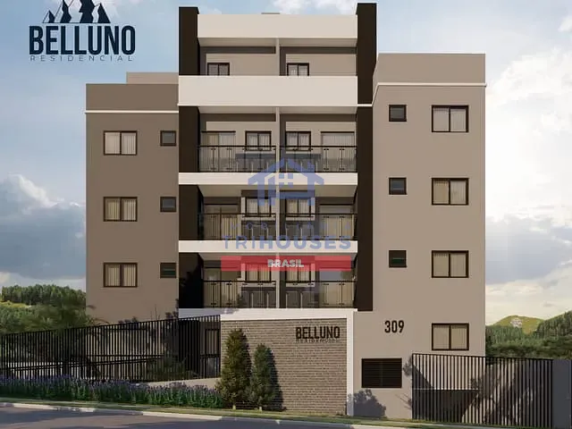 Apartamento 3 quartos e 2 banheiros, à venda, no bairro Centro em Pinhais