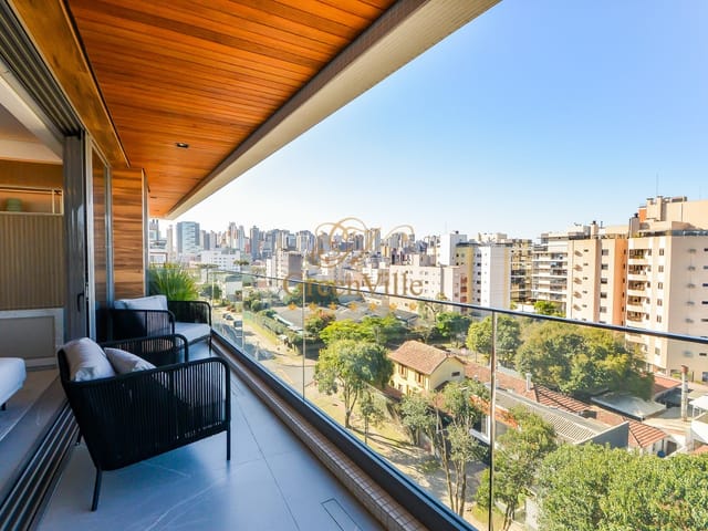 Foto do Apartamento - Água Verde/ Clube Curitibano, Apartamento de luxo, mobiliado e finamente decorado, 153 metros privativos, 3 suítes e 3 vagas. à venda, Curitiba, PR | Imobiliária GreenVille