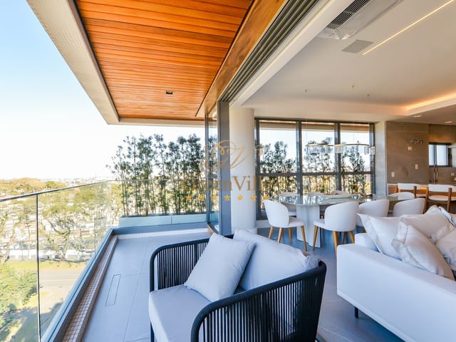 Foto do Apartamento - Água Verde/ Clube Curitibano, Apartamento de luxo, mobiliado e finamente decorado, 153 metros privativos, 3 suítes e 3 vagas. à venda, Curitiba, PR | Imobiliária GreenVille