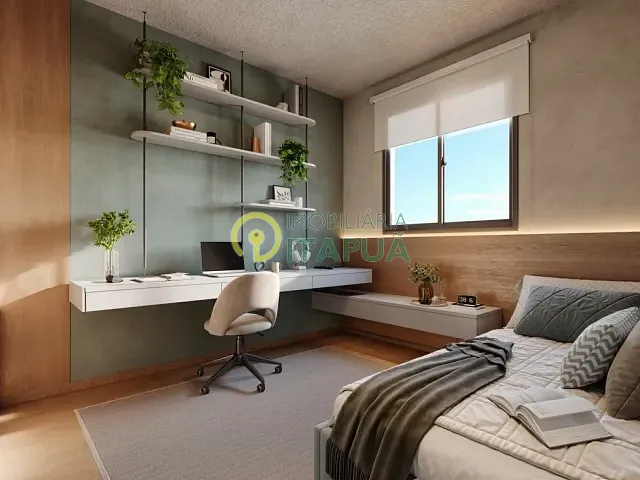 Apartamento 2 quartos e 2 banheiros, à venda, no bairro Parque Jamaica em Londrina
