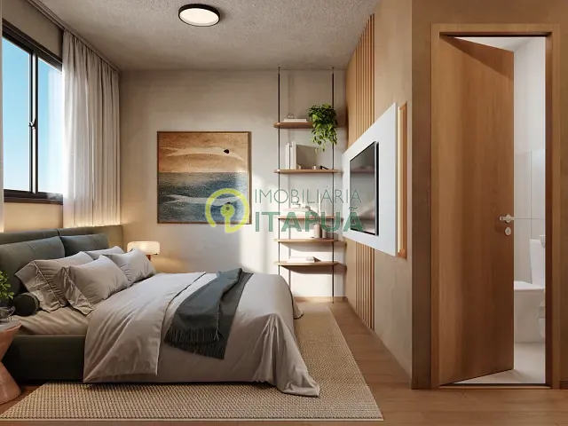 Apartamento 2 quartos e 2 banheiros, à venda, no bairro Parque Jamaica em Londrina