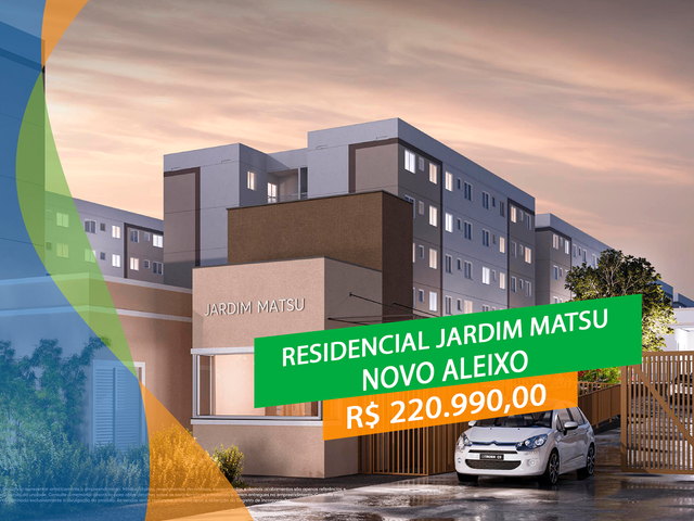 Apartamento com 38m² 2 quartos e 1 banheiro, à venda, no bairro Novo Aleixo em Manaus