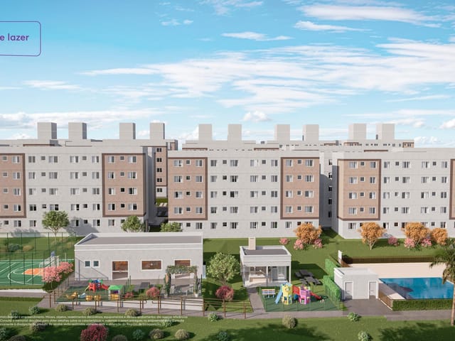 Apartamento com 38m² 2 quartos e 1 banheiro, à venda, no bairro Novo Aleixo em Manaus