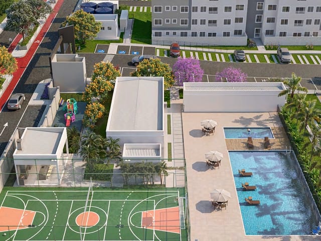 Apartamento com 44m² 2 quartos e 1 banheiro, à venda, no bairro Novo Aleixo em Manaus