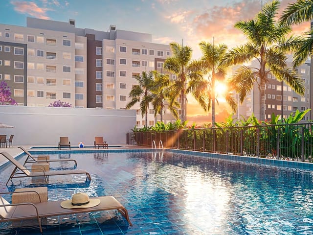 Apartamento com 44m² 2 quartos e 1 banheiro, à venda, no bairro Novo Aleixo em Manaus