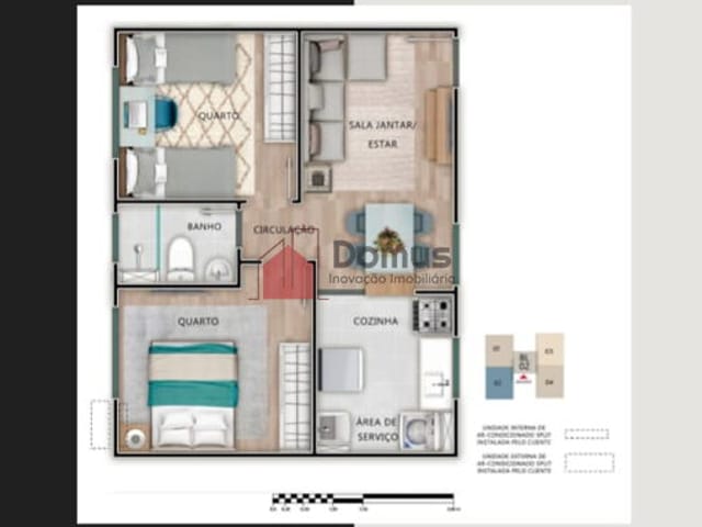 Apartamento à venda, no bairro Jardim Bela Vista em Taubaté