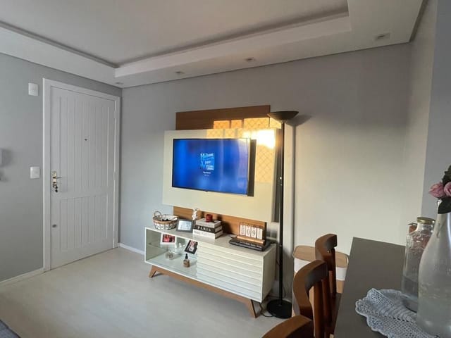 Foto do Apartamento - Apartamento de 2 dormitórios semi-mobiliado, no Residencial Beija Flor, Sertão do Maruim/São José. | Elite Imóveis