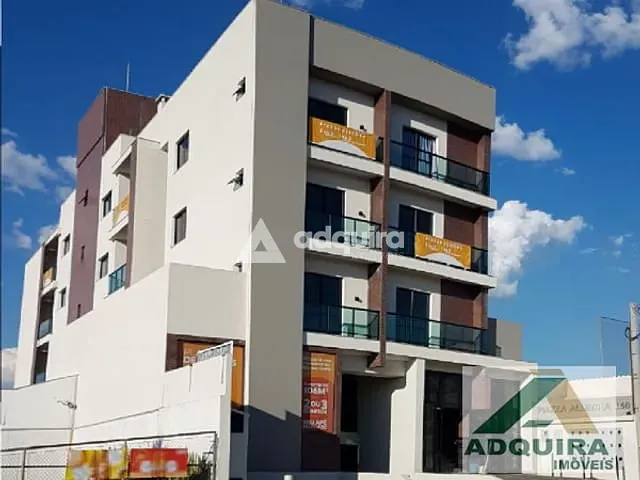 Apartamento com 105m² 3 quartos e 2 banheiros, à venda, no bairro Cará-cará em Ponta Grossa