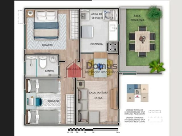 Apartamento à venda, no bairro Jardim Bela Vista em Taubaté