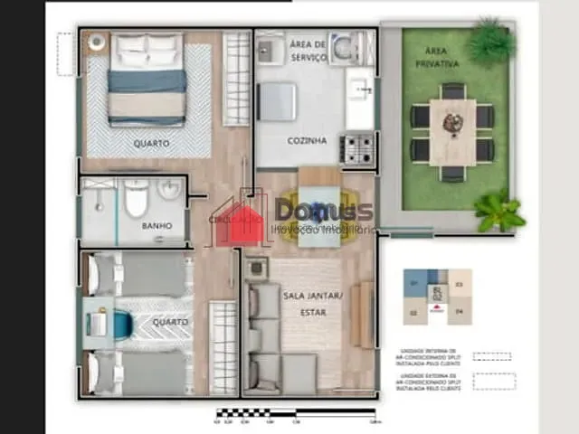 Apartamento à venda, no bairro Jardim Bela Vista em Taubaté