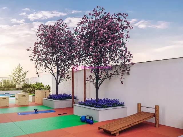 Apartamento com 116m² 2 quartos e 3 banheiros, à venda, no bairro Vila Alzira em Santo André