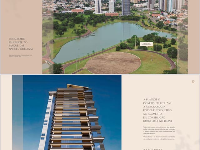 Apartamento 3 quartos e 3 banheiros, à venda, no bairro Royal Park em Campo Grande