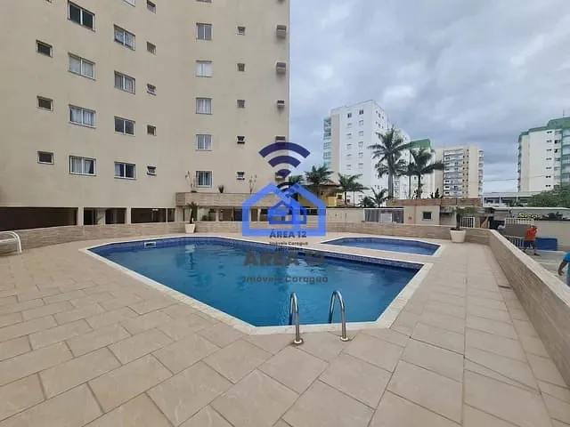 Apartamento com 90m² 3 quartos e 2 banheiros, para alugar, no bairro Parque Balneário Poiares em Caraguatatuba