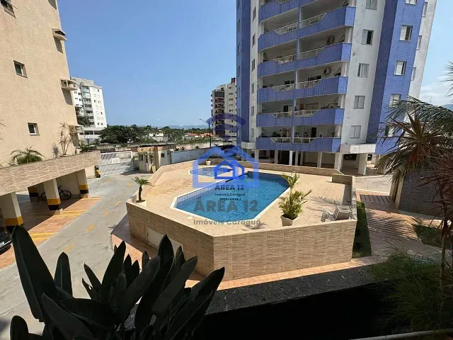 Apartamento com 90m² 3 quartos e 2 banheiros, para alugar, no bairro Parque Balneário Poiares em Caraguatatuba