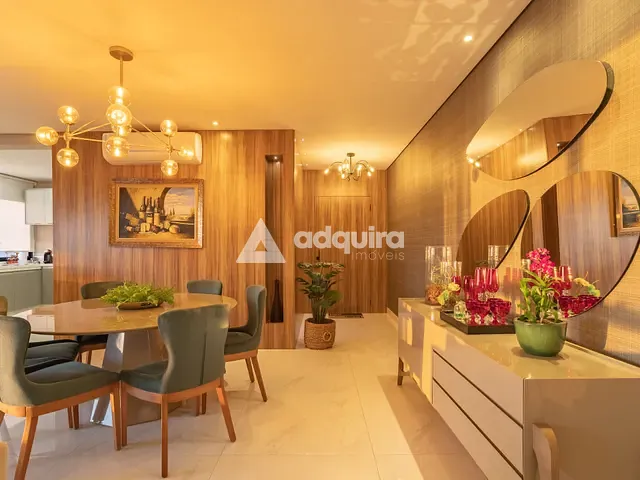 Apartamento com 338m² 3 quartos e 4 banheiros, à venda, no bairro Centro em Ponta Grossa