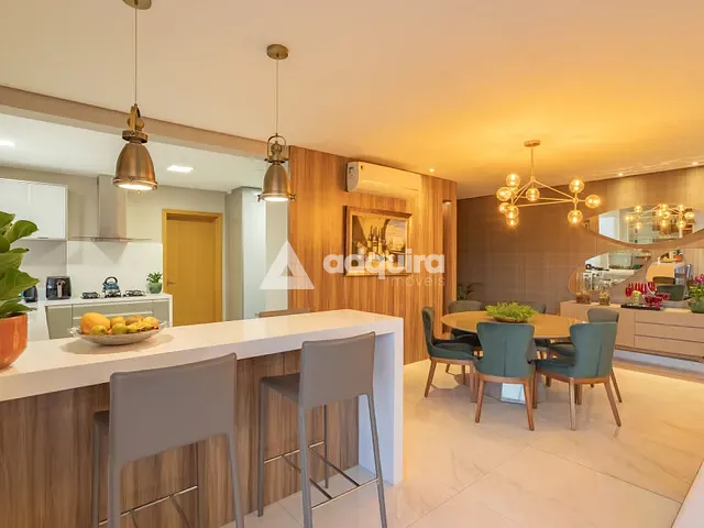 Apartamento com 338m² 3 quartos e 4 banheiros, à venda, no bairro Centro em Ponta Grossa