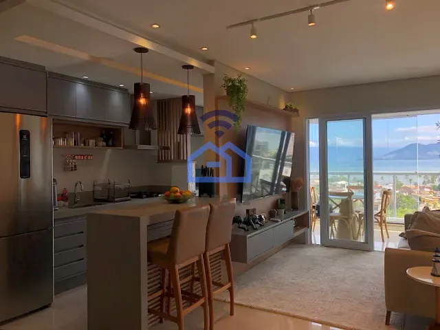 Apartamento 2 quartos e 2 banheiros, para alugar, no bairro Sumaré em Caraguatatuba