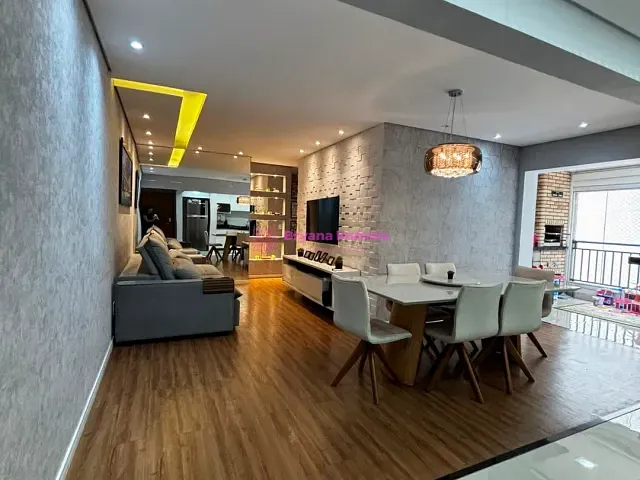 Apartamento 3 quartos e 2 banheiros, à venda, no bairro Vila Scarpelli em Santo André