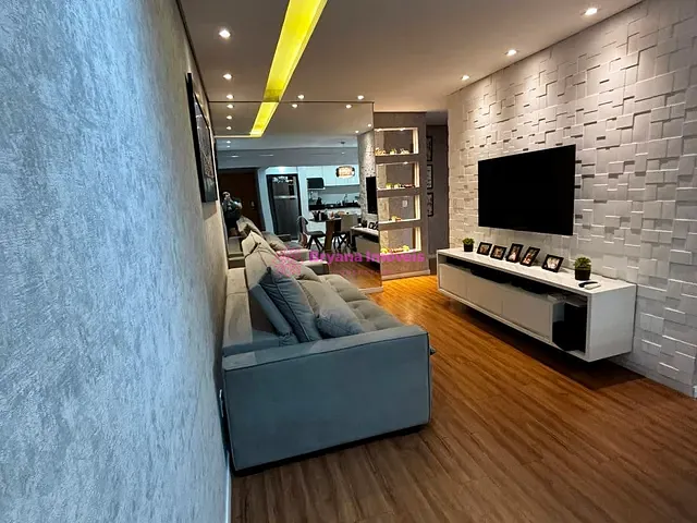Apartamento 3 quartos e 2 banheiros, à venda, no bairro Vila Scarpelli em Santo André