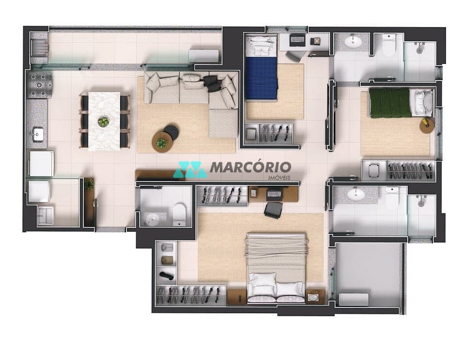 Apartamento à venda com 2 quartos, 60m² - Foto 20