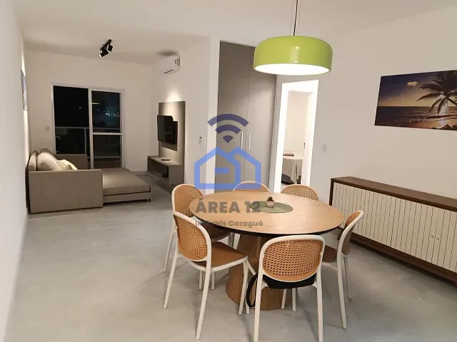 Apartamento 2 quartos e 2 banheiros, para alugar, no bairro Cidade Jardim em Caraguatatuba