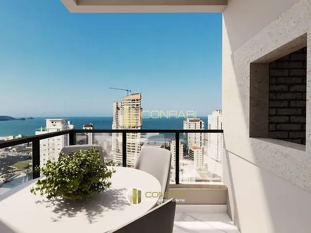 Apartamento com 100m² 2 quartos e 3 banheiros, à venda, no bairro Morretes em Itapema
