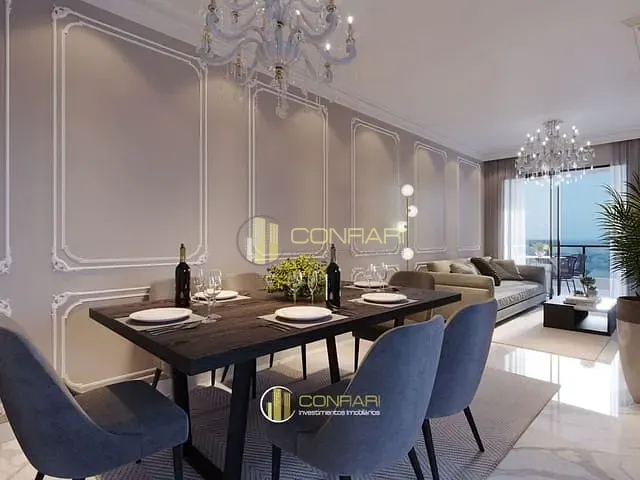 Apartamento com 100m² 2 quartos e 3 banheiros, à venda, no bairro Morretes em Itapema