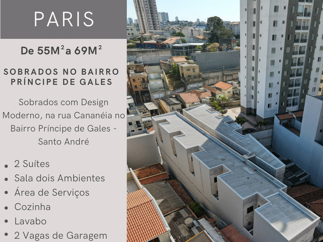 Apartamento 2 quartos e 2 banheiros, à venda, no bairro Vila Príncipe de Gales em Santo André