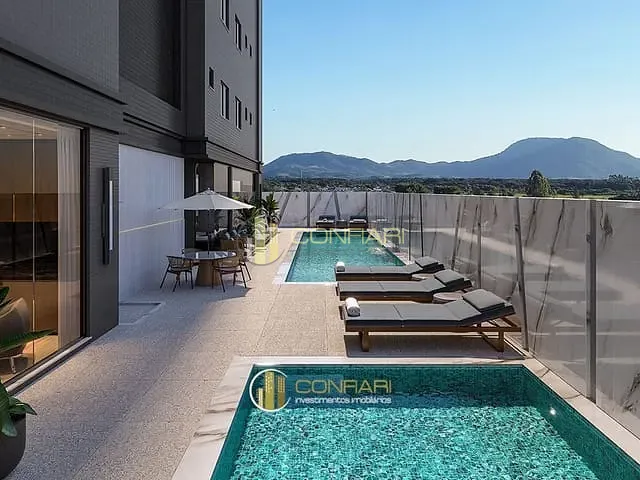 Apartamento com 220m² 4 quartos e 5 banheiros, à venda, no bairro Meia Praia em Itapema