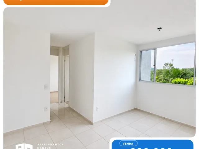 Apartamento 2 quartos e 1 banheiro, à venda, no bairro Lago Azul em Manaus