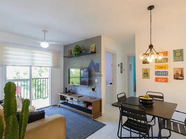 Apartamento com 64m² 2 quartos e 2 banheiros, para alugar, no bairro Jacarepaguá em Rio de Janeiro