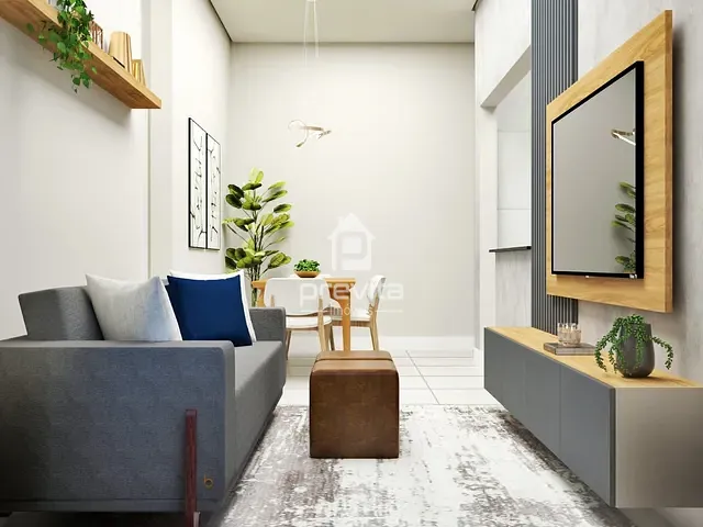 Apartamento 2 quartos e 1 banheiro, à venda, no bairro Residencial Portal da Mantiqueira em Taubaté