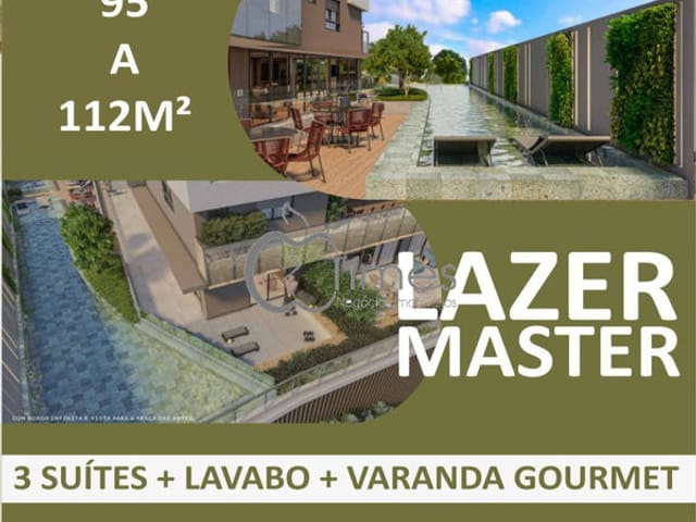 Apartamento com 112m² 3 quartos e 4 banheiros, à venda, no bairro Jardim Goiás em Goiânia