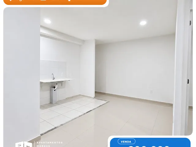 Apartamento 2 quartos e 1 banheiro, à venda, no bairro Lago Azul em Manaus