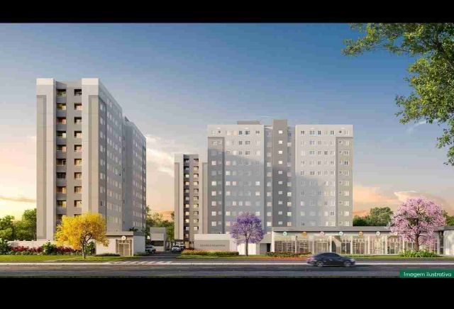 Apartamento 2 quartos e 1 banheiro, à venda, no bairro Jardim Alto São Francisco em Campo Grande
