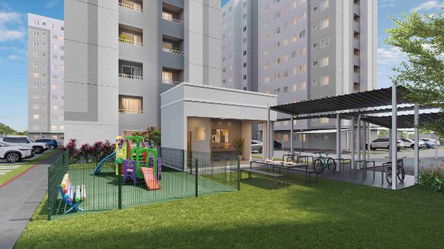 Apartamento 2 quartos e 1 banheiro, à venda, no bairro Jardim Alto São Francisco em Campo Grande